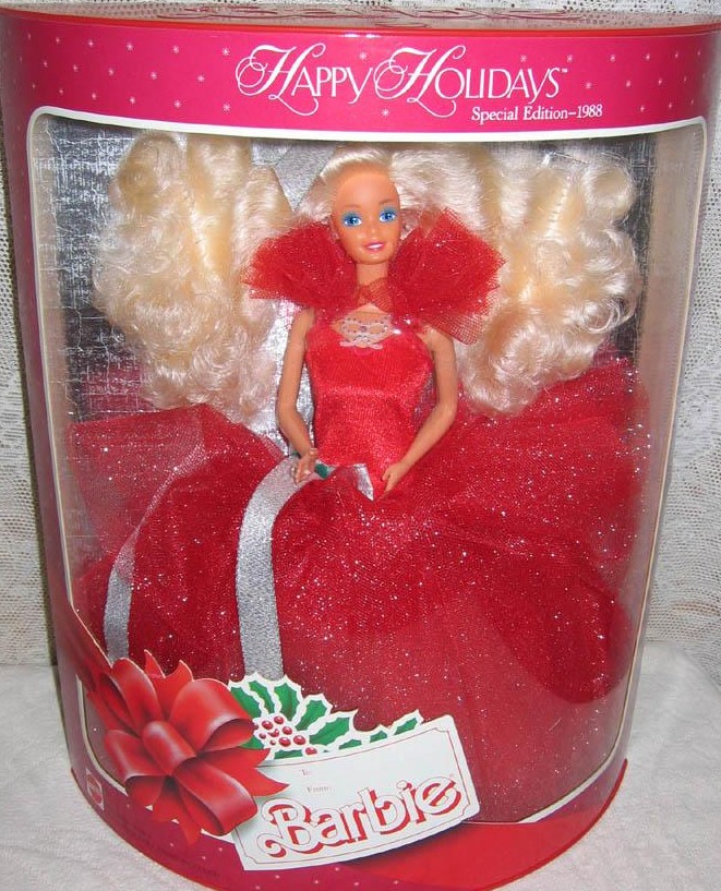 Barbie Natale.Happy Holidays Barbie